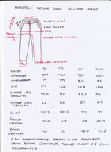Load image into Gallery viewer, Berserk Cotton Slider pant in Royal stripe