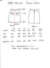 Load image into Gallery viewer, Berserk Ladybird Red cotton stretch pocket skirt