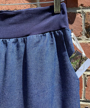 Load image into Gallery viewer, Berserk Light drapey Denim band pants