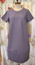 Load image into Gallery viewer, Berserk Amethyst Linen blend Lantern dress