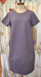 Berserk Amethyst Linen blend Lantern dress