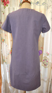 Berserk Amethyst Linen blend Lantern dress