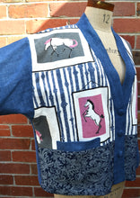 Load image into Gallery viewer, Berserk Mid century Horses Kimono jacket