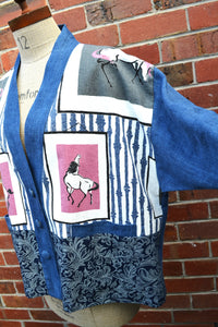 Berserk Mid century Horses Kimono jacket