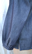 Load image into Gallery viewer, Berserk Denim Gather top