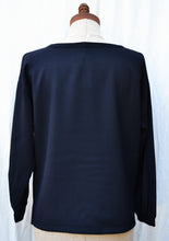 Load image into Gallery viewer, Berserk Black Wool crepe Gather top