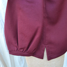 Load image into Gallery viewer, Berserk Burgundy Wool crepe Gather top