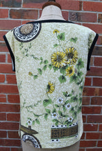 Load image into Gallery viewer, Berserk Mid century Marigold barkcloth top