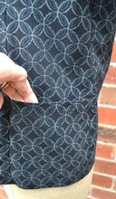 Load image into Gallery viewer, Berserk Roll neck top in Black Japanese Lattice