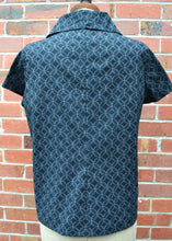 Load image into Gallery viewer, Berserk Roll neck top in Black Japanese Lattice