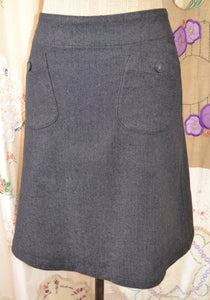 Berserk Black Denim Aline Pocket Skirt