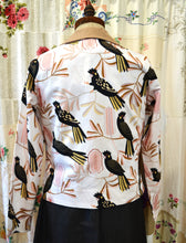 Load image into Gallery viewer, Berserk Cream Cockatoo Crop jacket linen cotton