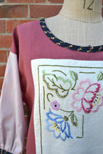 Load image into Gallery viewer, Berserk Vintage mix Rose embroidered top