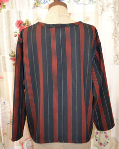 Berserk Kite top Ochre stripe