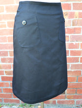 Load image into Gallery viewer, Berserk Black Drill stretch cotton pocket Skirt