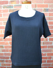 Load image into Gallery viewer, Berserk Black textured Exeter top