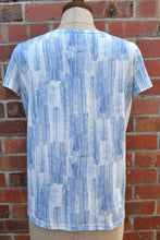 Load image into Gallery viewer, Berserk Organic cotton Blue lines T shirt