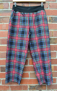 Berserk Tartan viscose band pants