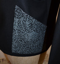 Load image into Gallery viewer, Berserk Kite top Black Wool flannel