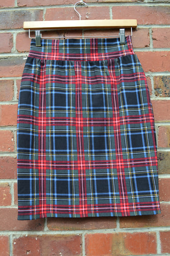 Berserk Tartan Tube stretch skirt