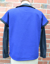 Load image into Gallery viewer, Berserk Rider vest in Royal Blue weave Wool
