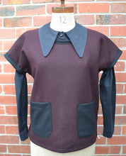 Load image into Gallery viewer, Berserk Rider vest in Aubergine Wool