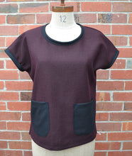 Load image into Gallery viewer, Berserk Rider vest in Aubergine Wool