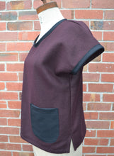 Load image into Gallery viewer, Berserk Rider vest in Aubergine Wool