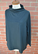 Load image into Gallery viewer, Berserk Points tunic in Charcoal cotton French terry