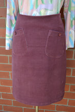 Load image into Gallery viewer, Berserk  Dusty  Pink corduroy pocket skirt with lining