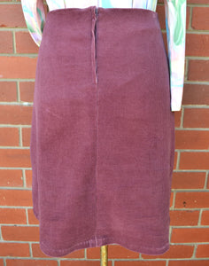 Berserk  Dusty  Pink corduroy pocket skirt with lining