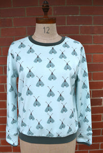Berserk Blue bugs Fleecy top