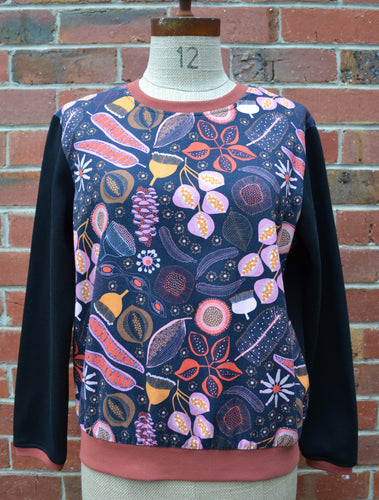 Berserk Seed Pods Cotton and Fleecy top