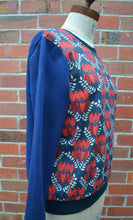 Load image into Gallery viewer, Berserk Desert Pea Cotton and Fleecy top