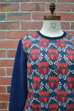 Load image into Gallery viewer, Berserk Desert Pea Cotton and Fleecy top