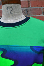 Load image into Gallery viewer, Berserk Linda Jackson panel Green Fleecy top