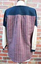 Load image into Gallery viewer, Berserk Aboriginal Bark painting upcycled Tunic S