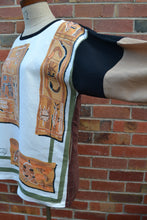 Load image into Gallery viewer, Berserk Aboriginal Bark painting upcycled Tunic S