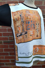 Load image into Gallery viewer, Berserk Aboriginal Bark painting upcycled Tunic S
