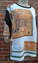 Load image into Gallery viewer, Berserk Aboriginal Bark painting upcycled Tunic S