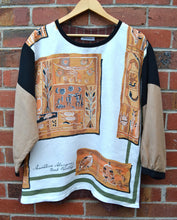 Load image into Gallery viewer, Berserk Aboriginal Bark painting upcycled Tunic S