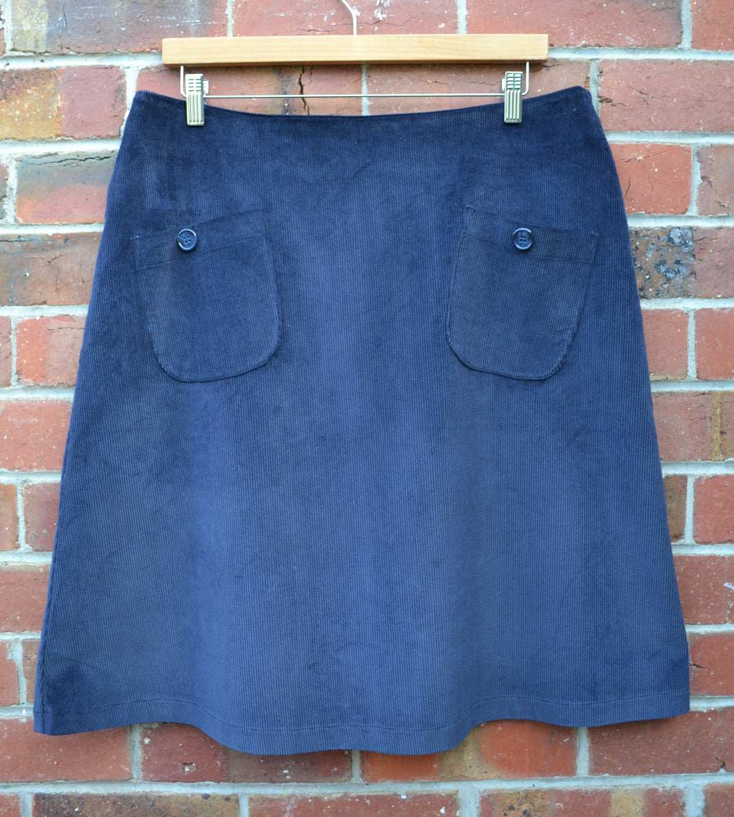 Berserk Ink stretch cord pocket skirt with lining