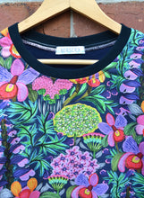 Load image into Gallery viewer, Berserk Orchid Pink Navy Fleecy Crop