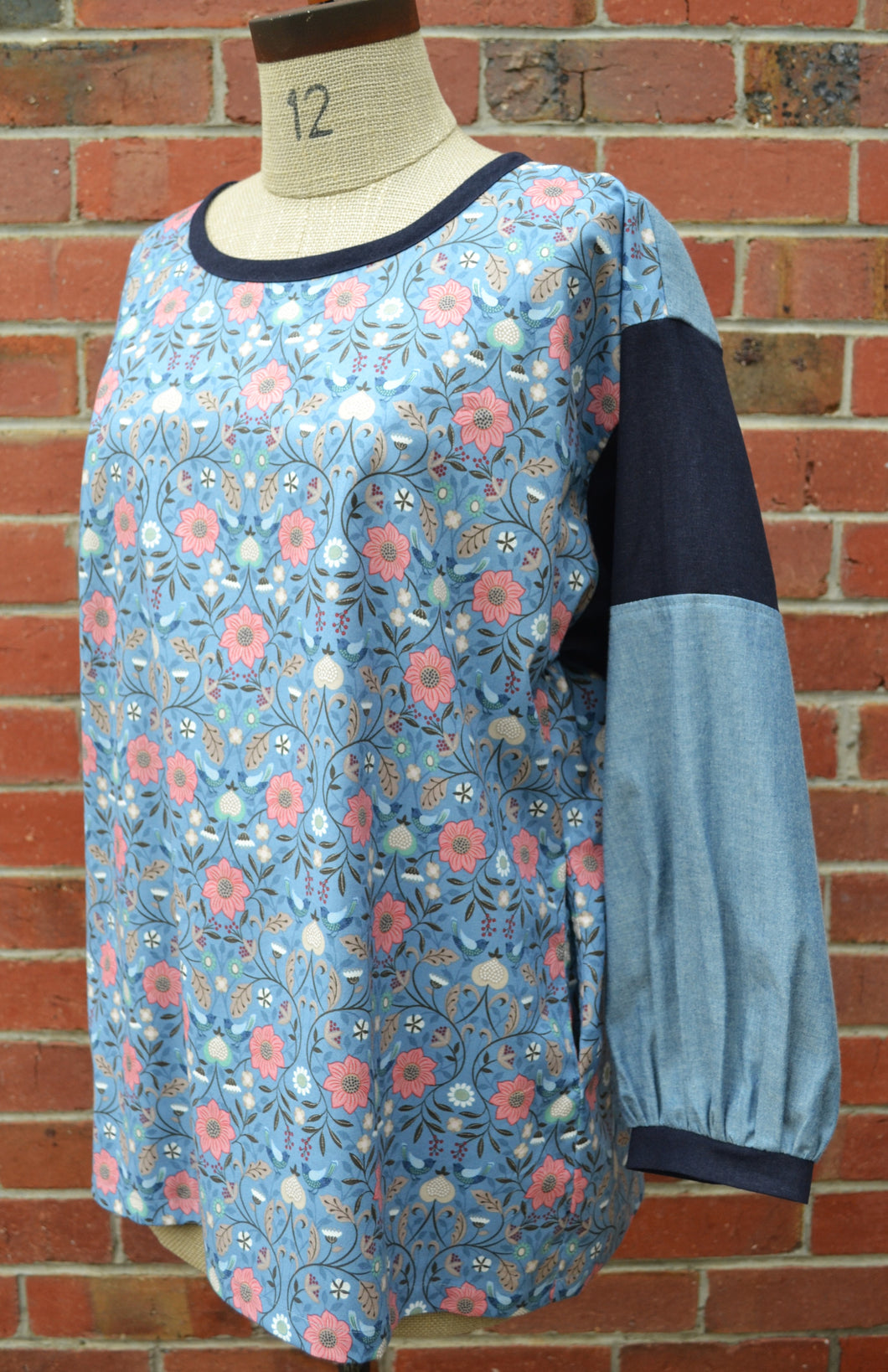 Berserk Blue Craft tunic top