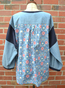 Berserk Blue Craft tunic top