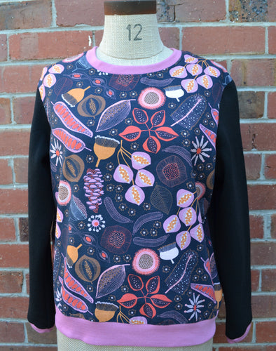Berserk Seed Pods Cotton and Fleecy top