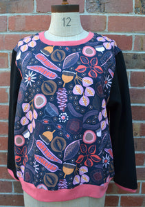Berserk Seed Pods Cotton and Fleecy top