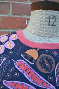 Berserk Seed Pods Cotton and Fleecy top