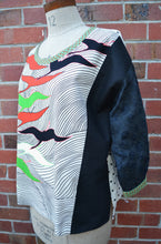 Load image into Gallery viewer, Berserk Vintage cranes mix Cotton top