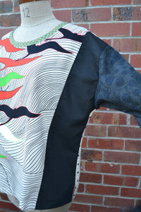 Berserk Vintage cranes mix Cotton top